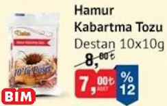 DESTAN HAMUR KABARTMA TOZU